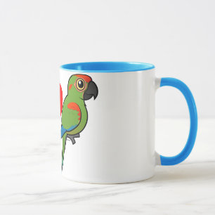 Caneca Eu amo Macaws Vermelho-fronteados