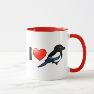 Caneca Eu amo Magpies