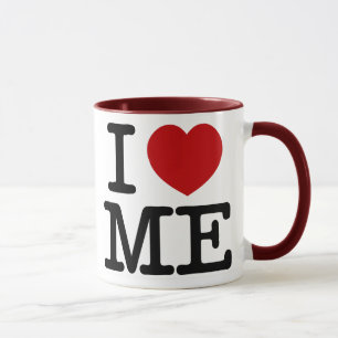 Caneca Eu amo-me coração mim dignidade da confiança do
