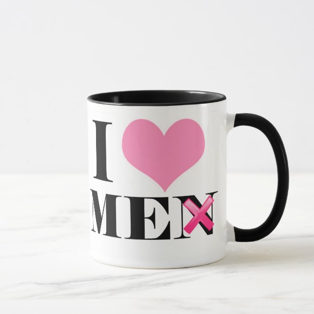 Caneca Eu amo-me (os homens) (Direita)