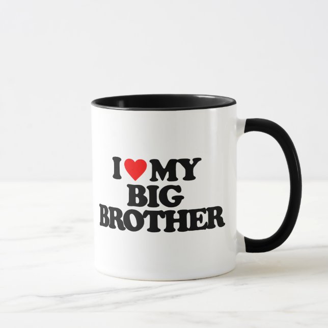 CANECA EU AMO MEU BIG BROTHER (Direita)