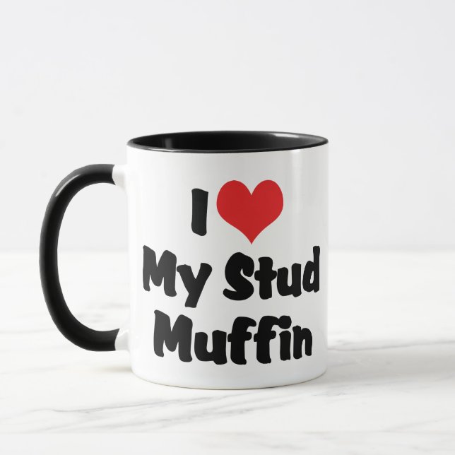 Caneca Eu Amo Meu Bolinho (Esquerda)