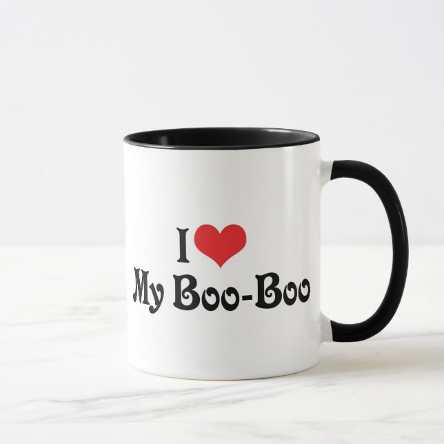 Caneca Eu Amo Meu Boo Boo (Direita)