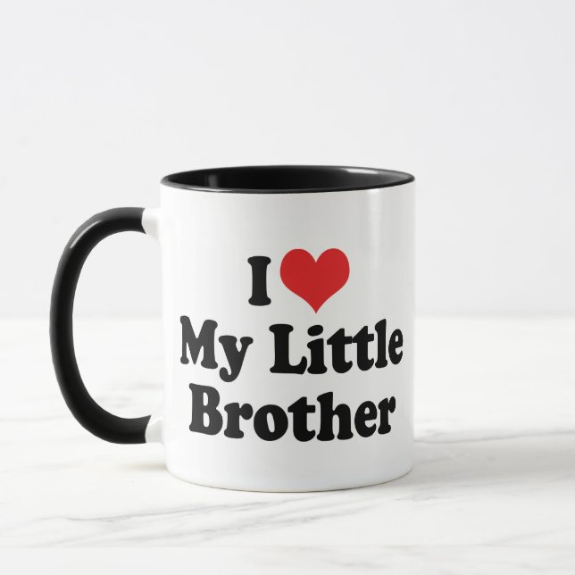 Caneca Eu Amo Meu Irmãozinho (Esquerda)