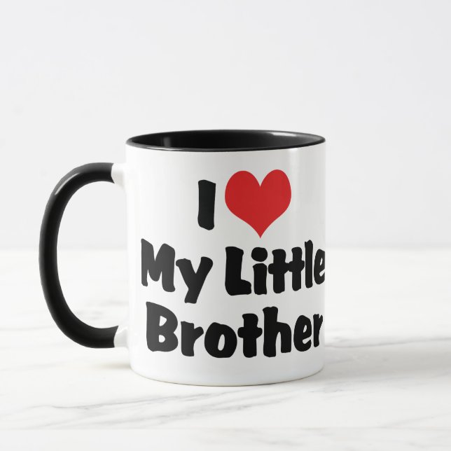 Caneca Eu Amo Meu Irmãozinho (Esquerda)