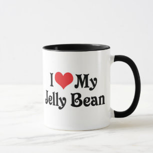 Caneca Eu Amo Meu Jelly Bean