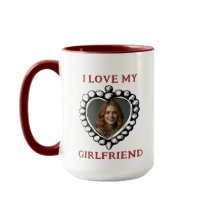 Eu amo meu namorada Photo Mug