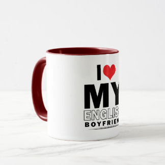Caneca Eu Amo Meu Namorado Inglês