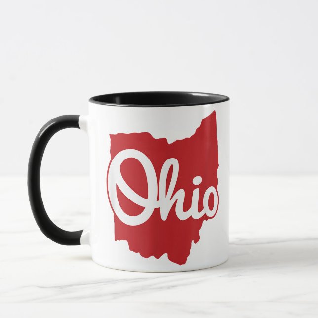 Caneca Eu Amo Meu Ohio Home Script Ohio (Esquerda)