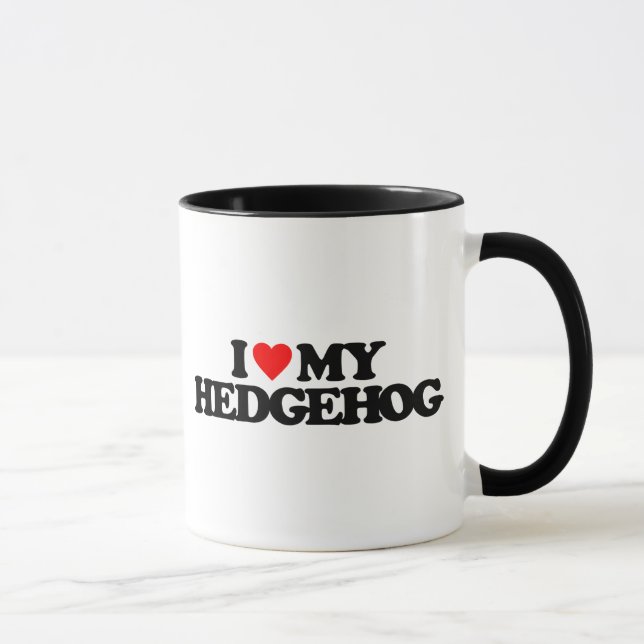 CANECA EU AMO MEU OURIÇO (Direita)