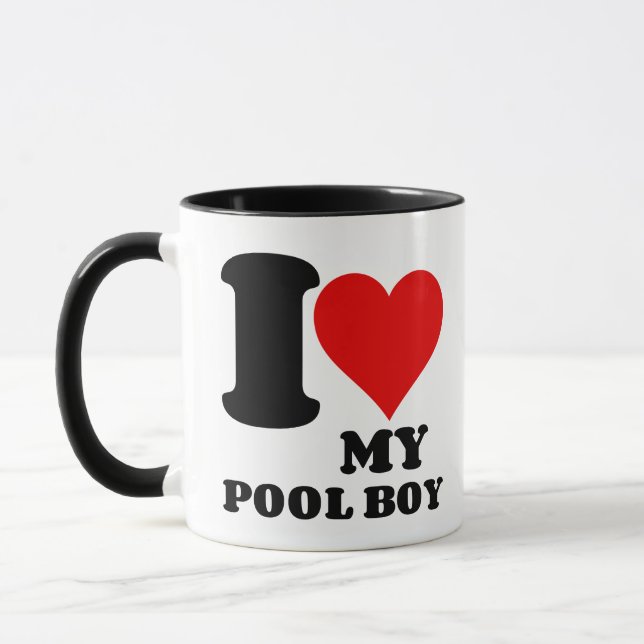 CANECA EU AMO MEU PISCINA (Esquerda)