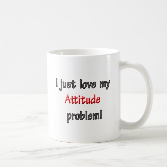 CANECA EU AMO MEU PROBLEMA DA ATITUDE (Direita)
