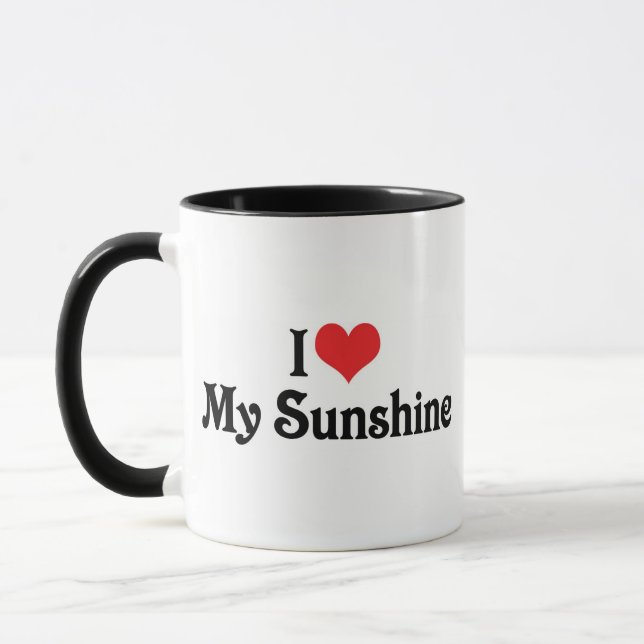 Caneca Eu Amo Meu Sol (Esquerda)