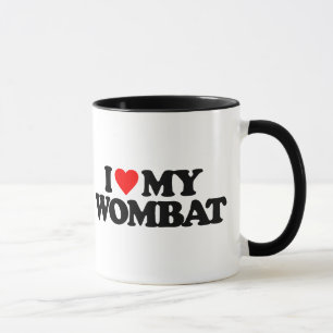 CANECA EU AMO MEU WOMBAT