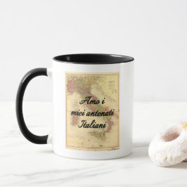 Caneca Eu Amo Meus Ancestrais Italianos | Mug personaliza