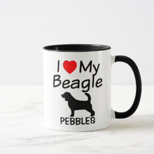 Caneca Eu Amo Meus Cachorros De Beagle