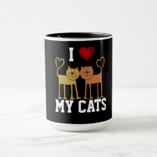Caneca Eu Amo Meus Gatos