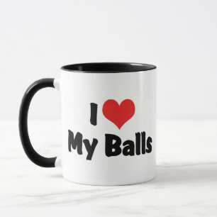 Caneca Eu Amo Meus Testículos