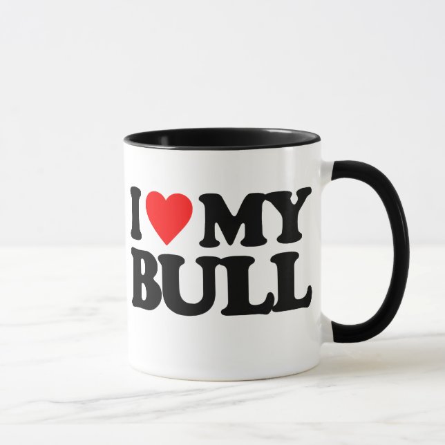 CANECA EU AMO MINHA BULL (Direita)