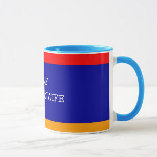 Caneca Eu Amo Minha Esposa Armênia, Bandeira Armênia