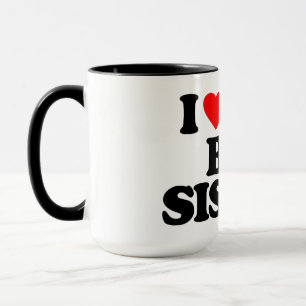 CANECA EU AMO MINHA IRMÃ MAIS VELHA