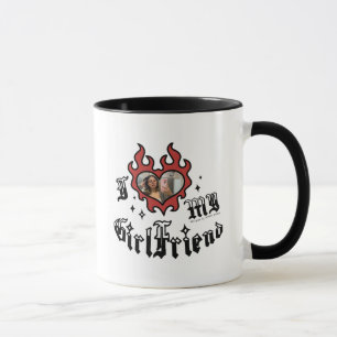 Caneca Eu Amo Minha Namorada - Vermelho - DingusDesign