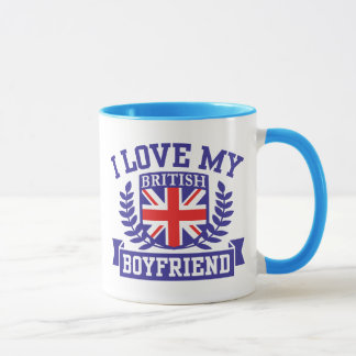 Caneca Eu Amo Minha Namorado Britânica