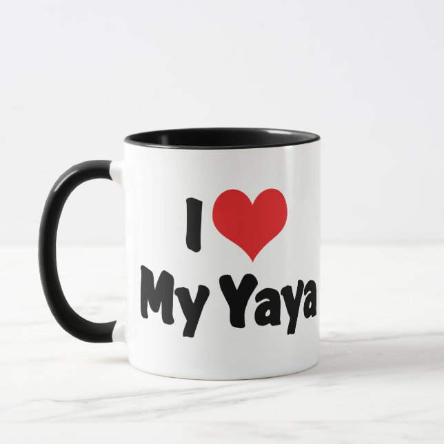 Caneca Eu Amo Minha Yaya (Esquerda)