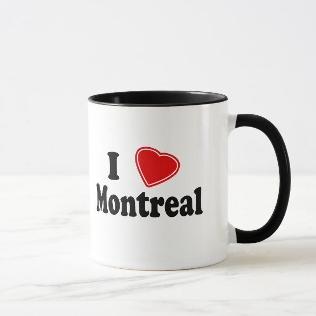 Caneca Eu amo Montreal (Direita)