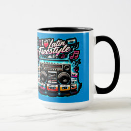 Caneca Eu Amo Música Latino Livre
