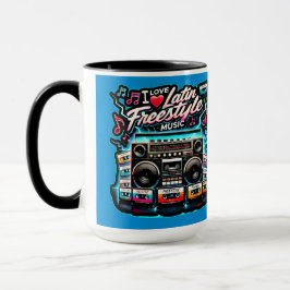 Caneca Eu Amo Música Latino Livre