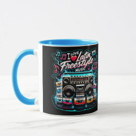 Caneca Eu Amo Música Latino Livre