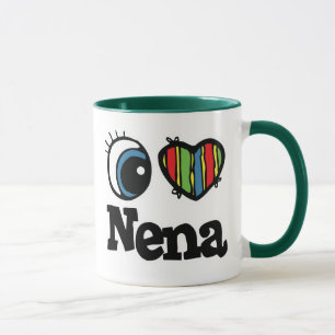 Caneca Eu Amo Nena
