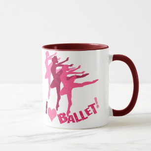 Caneca Eu amo o balé