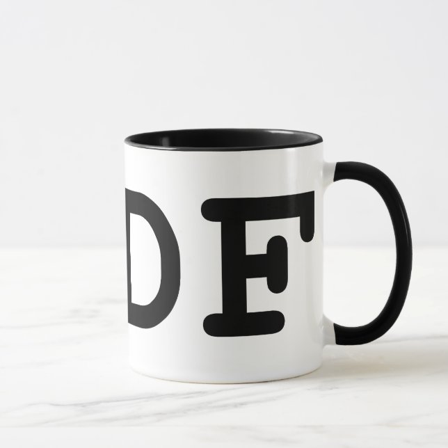 Caneca Eu amo o DF (Direita)