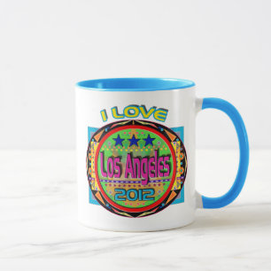 Caneca EU AMO O Emblema de Los Angeles #1 Copa de Mug 201