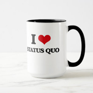 Caneca Eu amo o estado Quo