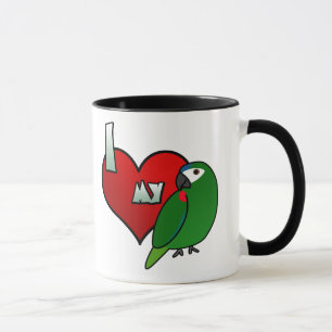 Caneca Eu amo o Macaw do meu Hahn