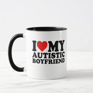 Caneca Eu Amo O Meu Namorado Autista