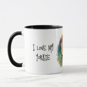 Caneca Eu amo o meu Yorkie Mug... para a mãe