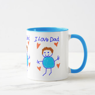 Caneca Eu amo o pai