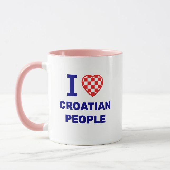 Caneca Eu Amo o Povo Croata (Esquerda)