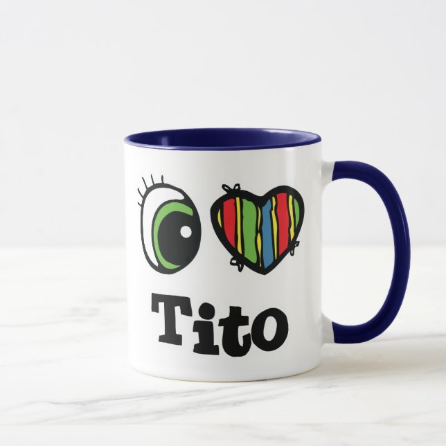 Caneca Eu amo o Tito (Direita)