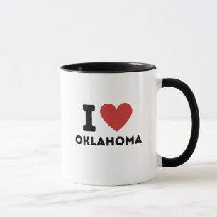 Caneca Eu amo Oklahoma Mug
