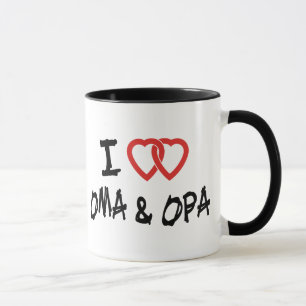 Caneca Eu amo Oma & Opa
