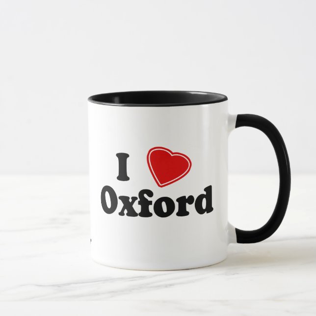 Caneca Eu amo Oxford (Direita)