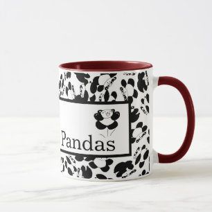 Caneca Eu amo pandas