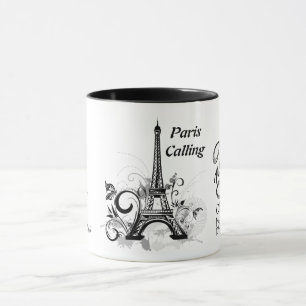 Caneca Eu Amo Paris/ Paris Chamando Combo Mug