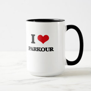 Caneca Eu amo Parkour