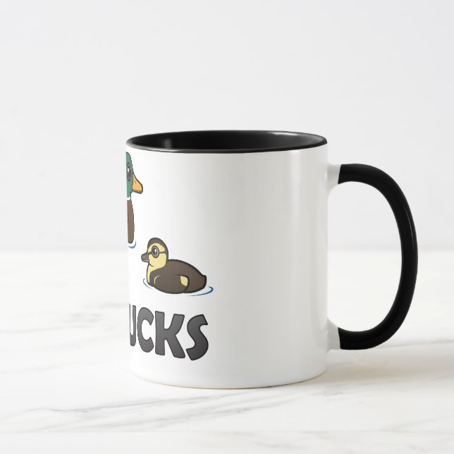 Caneca Eu amo patos (Direita)